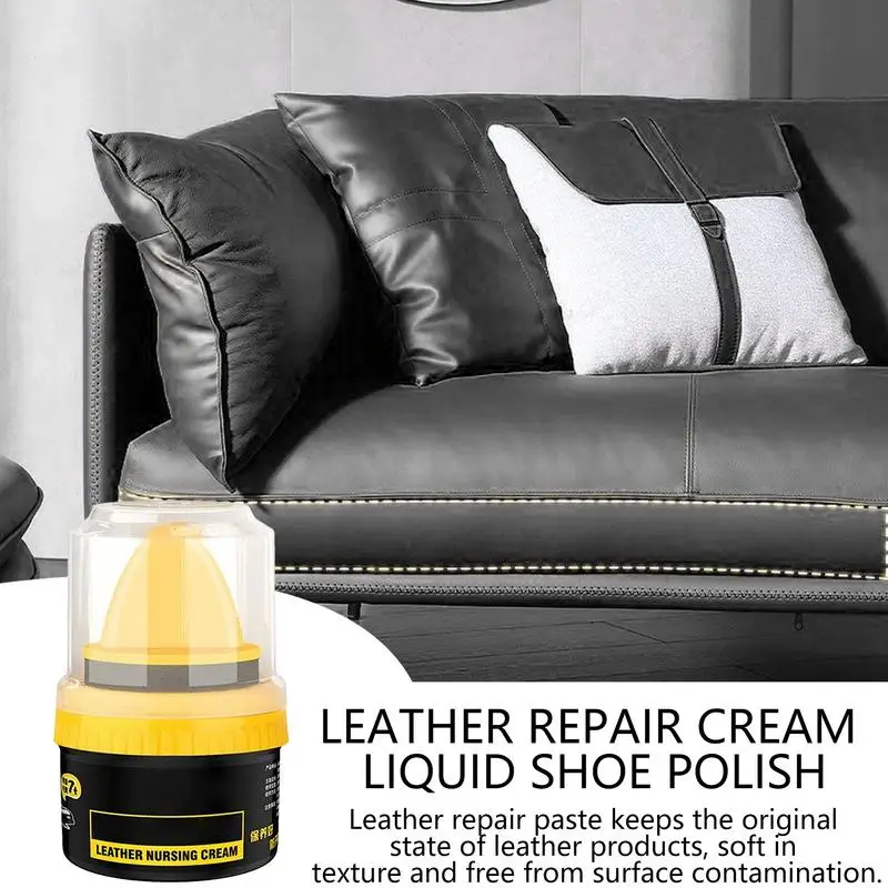 Leather Repair Cream Mild Shoe Care Cream Fade-Resistant Leather Repair Shoe Polish To Restore Color For Sofas Furniture