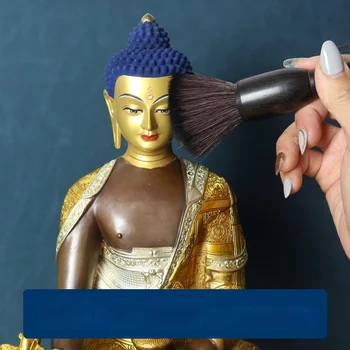 부처님 동상 먼지 제거 브러시 부처님 먼지 청소 신 동상 청소 부드러운 브러시 도구 부디 스터
