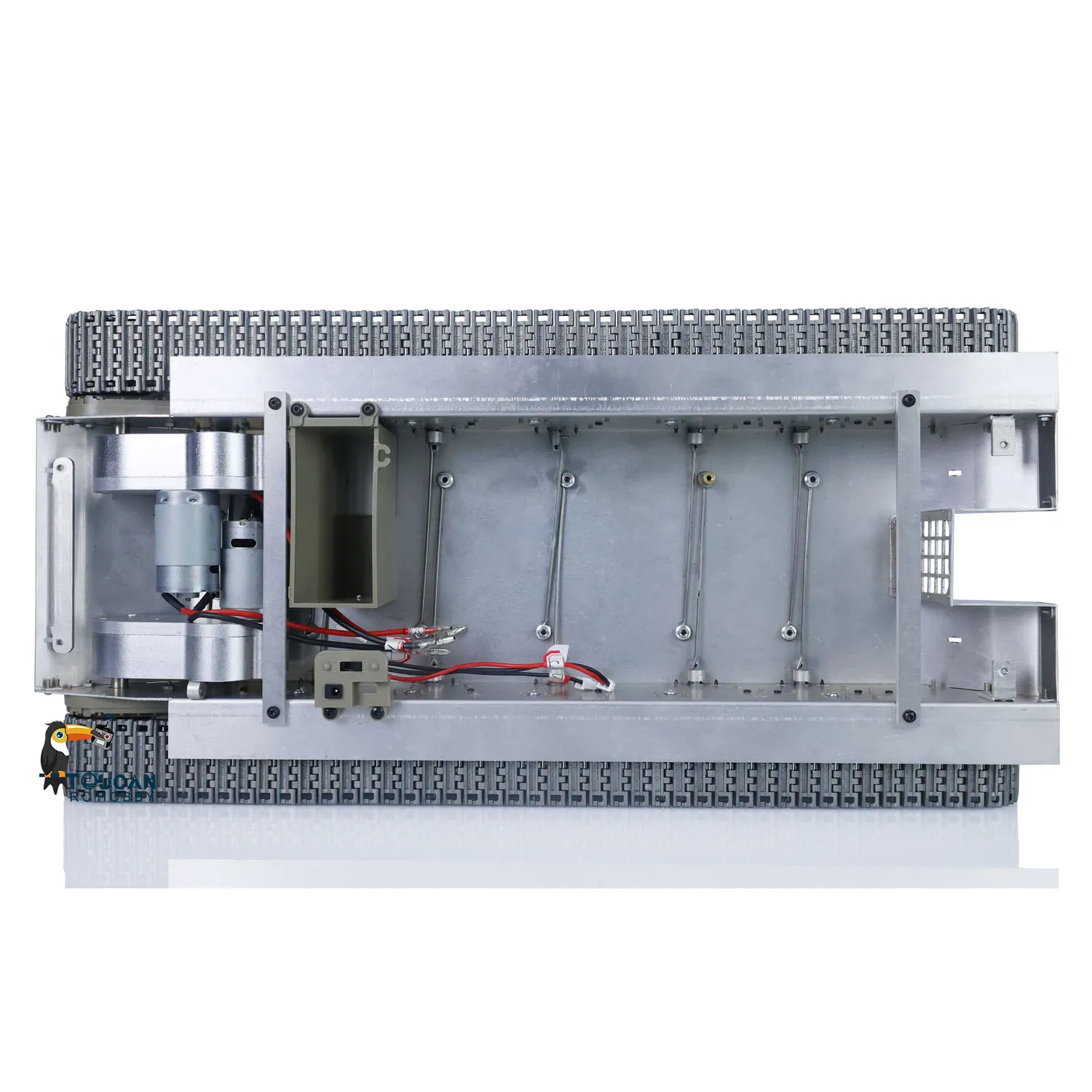 Metal Chassis Tracks Wheels With Sealed Gearbox Sprock Idles for 1/16 Heng Long 3958 RC Battle Tanks IDF Merkava MK IV TH22665 4