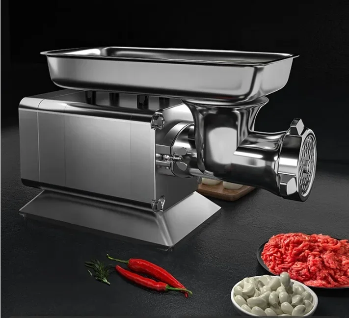 Stainless Steel 304 Professional Commercial Electric Sausage Meat Grinder Powerful Slicers Machine Meat Grinder 5