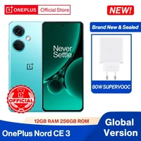 Global Version OnePlus Nord CE 3 12GB 256GB Snapdragon 782G 50MP Camera 120Hz AMOLED 80W SUPERVOOC 5000mAh Battery Dual Speakers 1