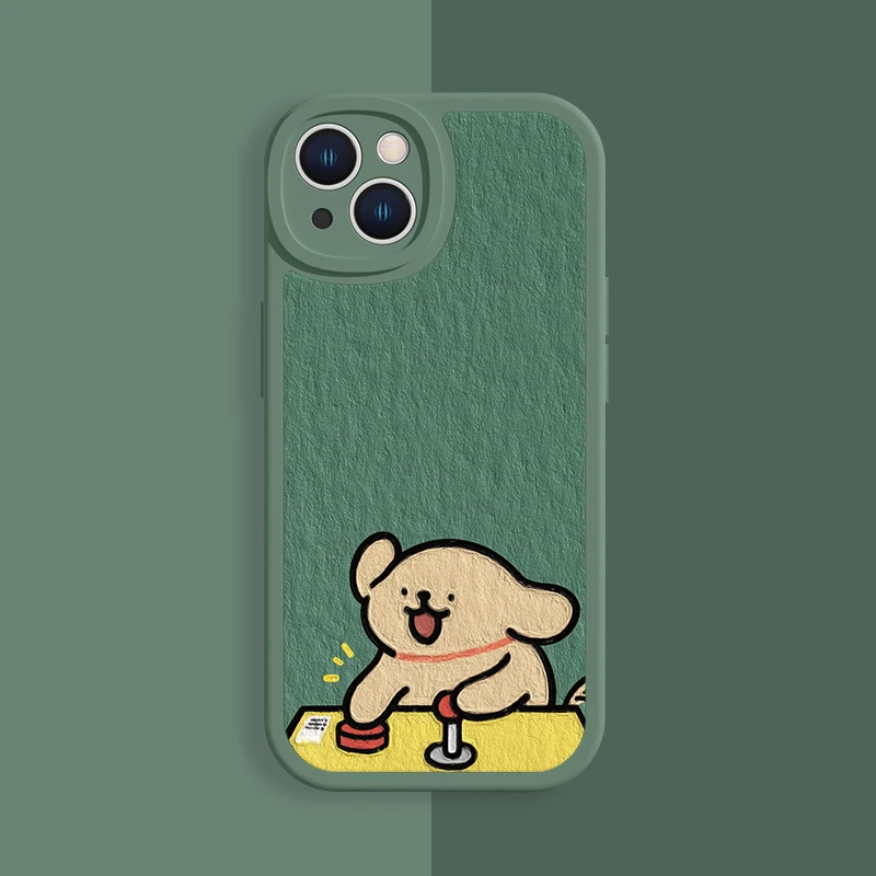Korean Maltese Phone Case For Lovers Couples for Samsung Galaxy 24 23 22 21 Plus Ultra FE A73 A72 A71 A52 A51 A32 Mobile Case