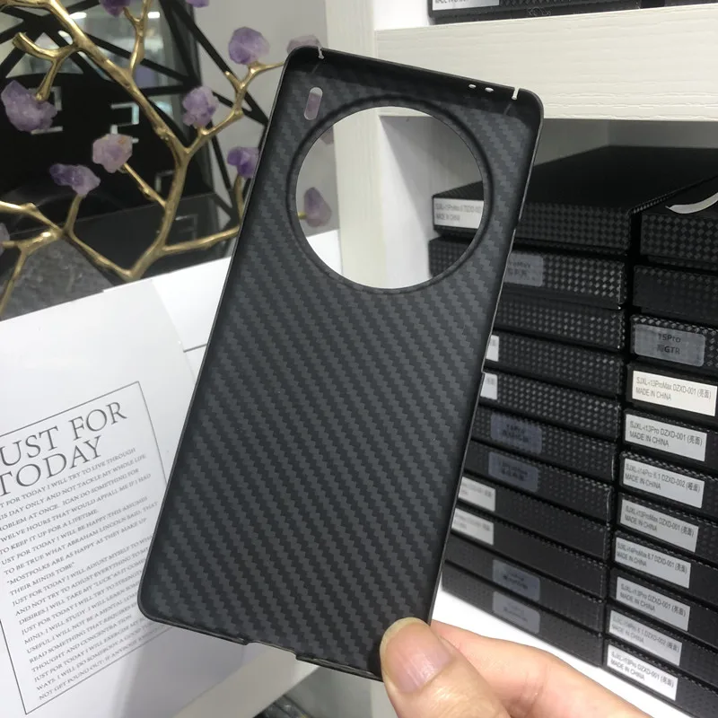 Carbon Fiber Case for VIVO- X100 Case Shcokproof Aramid Fiber Phone Cover Ultra-thin Phone Cover for VIVO- X100 Accessories