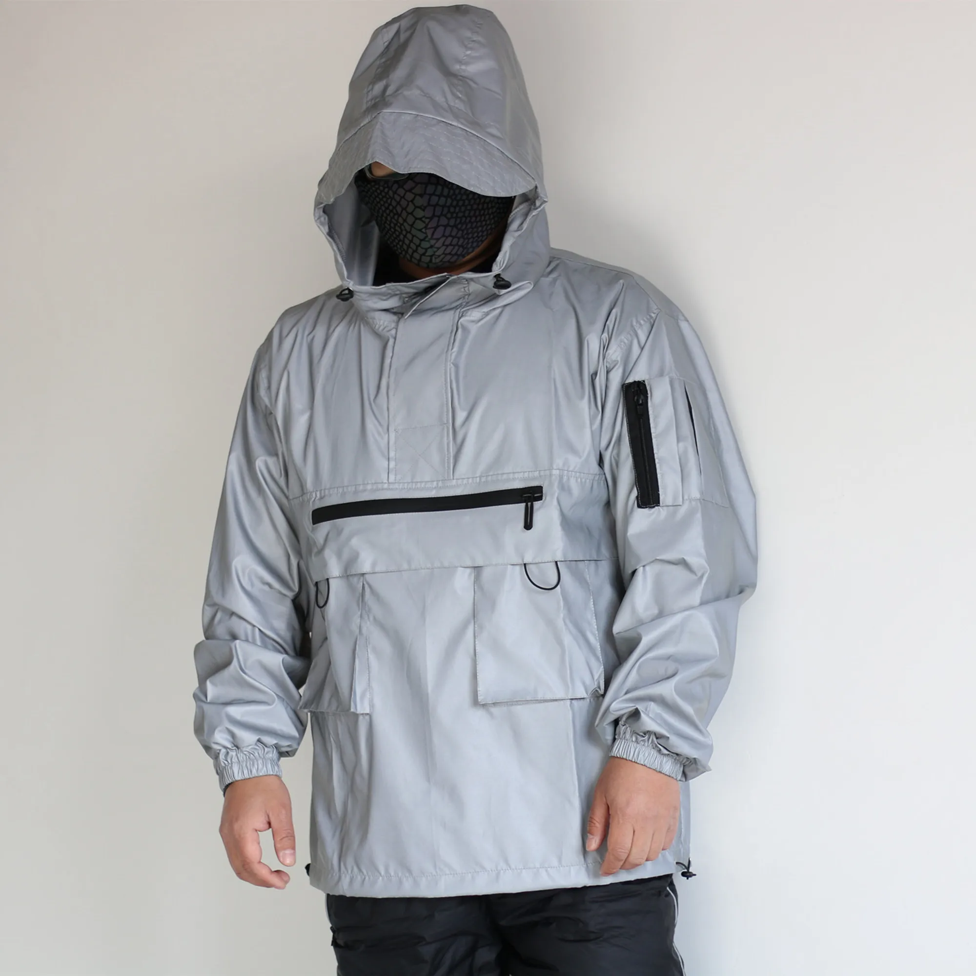 Holographic Reflective Cargo Jacket 5