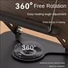 Reading Books Holder Desktop Book Laptop Stand with 360° Rotating Base Wooden Panel & Page Clips Foldable and Angle for Textbook 6
