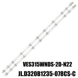 LED Backlight Strip For 32'' TV NDV REV1.1 LC32LD145K VES315WNDL-01 VES315WNDS-2D-R02 VES315WNDL-2D-N02 BUSH VESTEL 32PFL3008H12