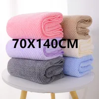 Bath towel, enlarged and thickened, pineapple grid large bath towel, household adult shower beach towel, towel 1