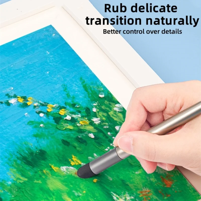Boratu oil painting stick special kneading pen Heavy color soft head crayon transition kneading color mixing ball can be washed 6