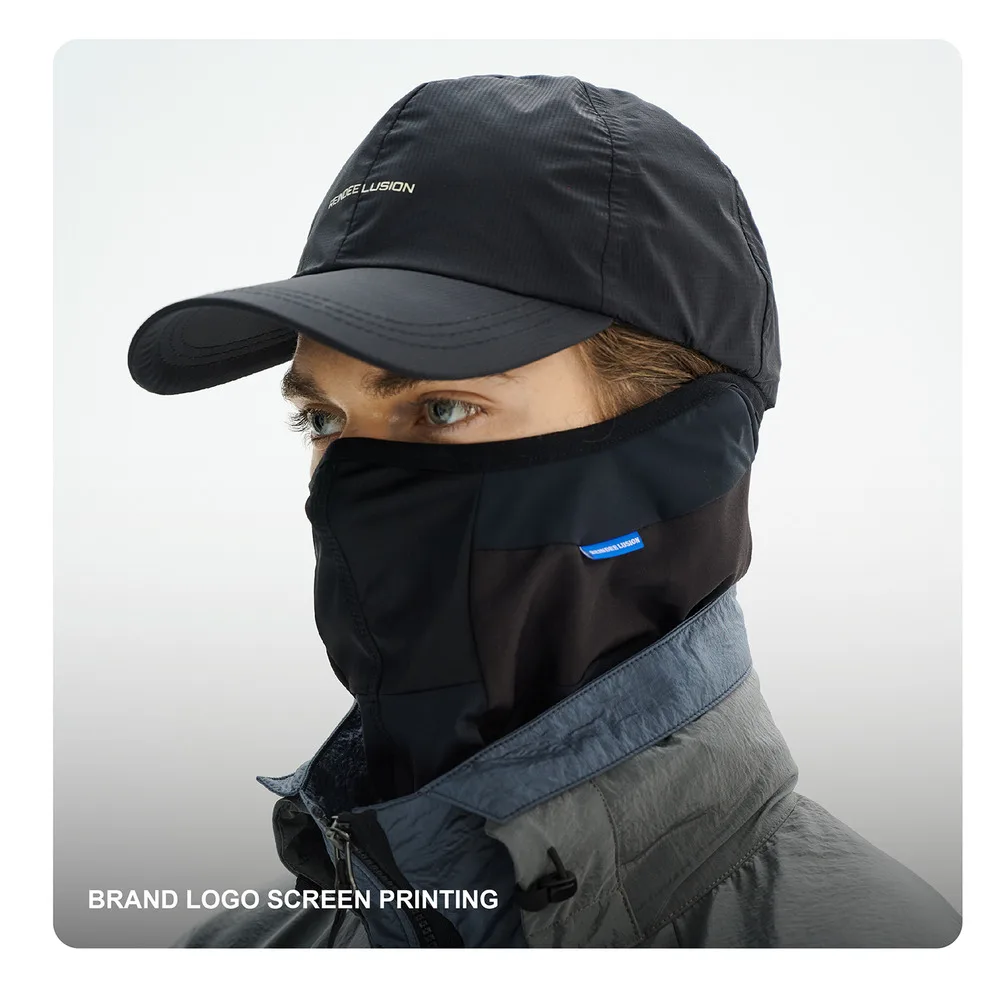 Reindee Lusion 24ss waterproof magnetic buckle sunshade cap nylon material techwear gorpcore