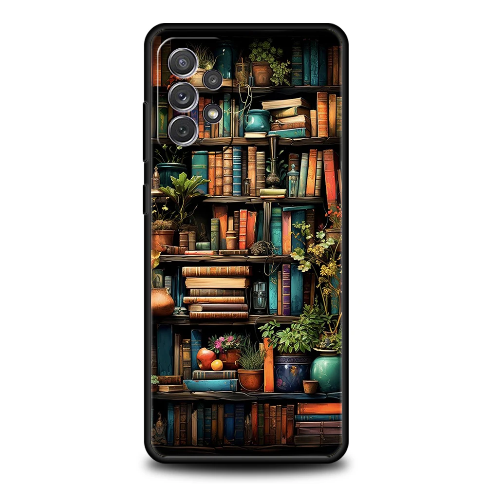 Read Books Illustration Silicone Phone Case