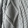Warm V-neck Long Sleeve Knitted Cardigans Women Autumn Winter Solid Casual TTPD Sweater Coat 3