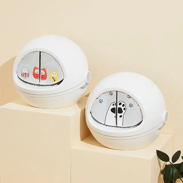 Bac à litière pour chat, Capsule d'espace – Image 3
