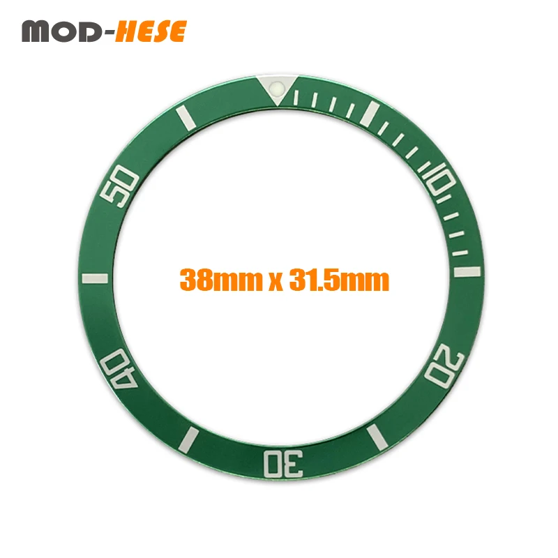 Premium Aluminium Flat Bezel Insert Ring - 38mmx31.5mm