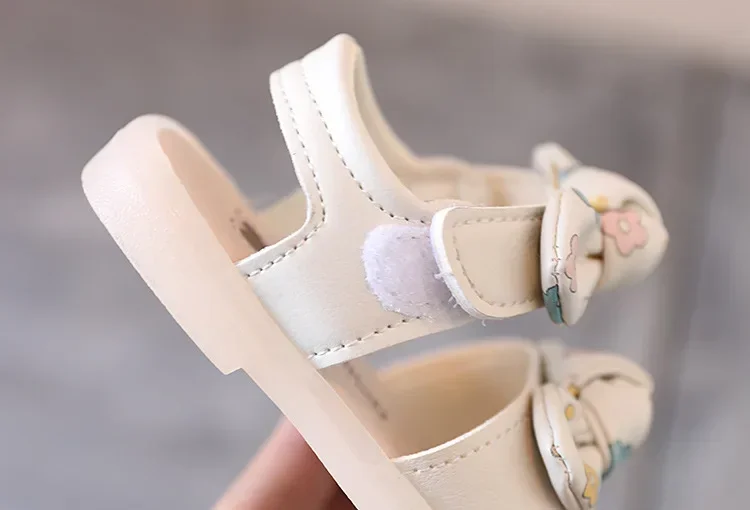 Summer Kids Sandals Cute Bow Baby Girl Shoes Soft Bottom First Walkers Princess Sandals 3
