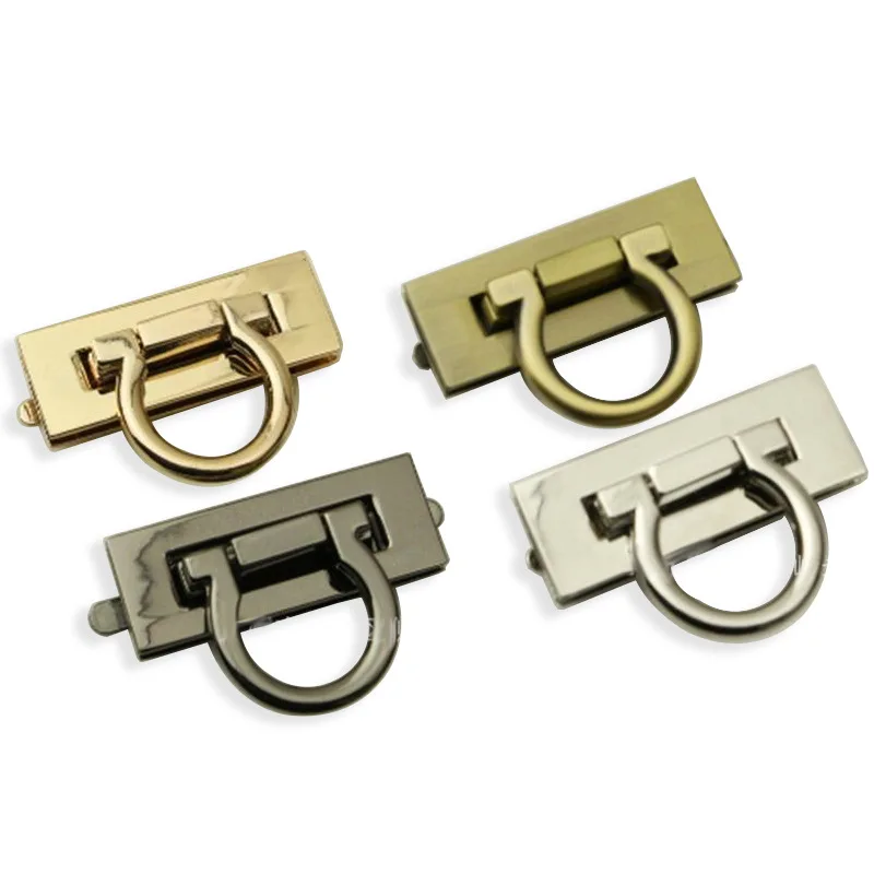 

Turn Lock Provide Fashionable Zinc Alloy Metal Slot Flip Lock for Bag