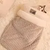 Cat Sleeping Bag Semi-Enclosed Pet Sleeping Bed Three-Layer Dog Bed For Camping Warming Pad Sack Comfortable For Cats Small Dog 1