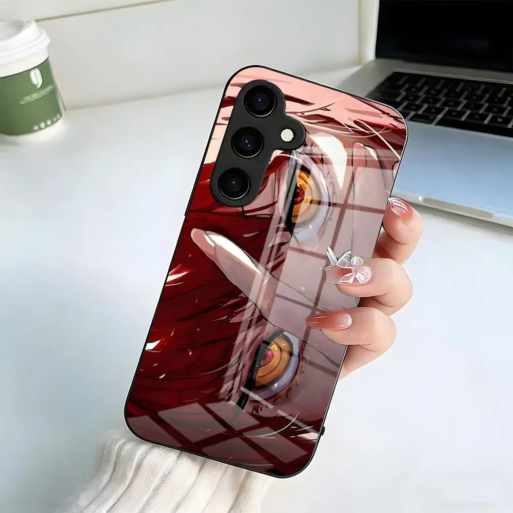 Chainsaw Man Makima Shockproof Glass Phone Case