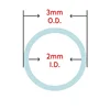 100cm/pcs Hearing Aid PVC Tubing Transparent Sound Guide Tube DIY  IEM Earphones Earmold BTE Hearing Aid Earmolds 3mm*2mm 6