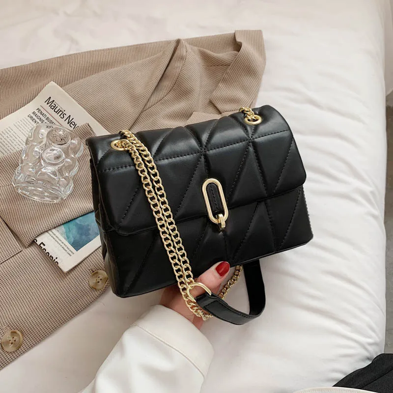 

2023 Fashion Luxury Crossbody Bags for Women New Trendy Designer Shoulder Bag Leisure Chain Solid Color Messenger Bag Handbags