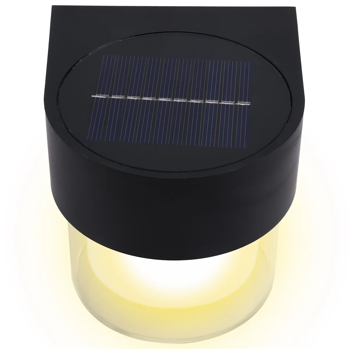 BAAU Outdoor Solar Waterproof Wall Lights Street Porch Garden Lights Corridor Landscaping Decorative Roundness