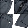 9XL Summer Pants Men Loose Straight Plus Size 8XL 7XL 6XL Loose 150KG Stretched Office Blue Elastic Male Work Business Trousers 5