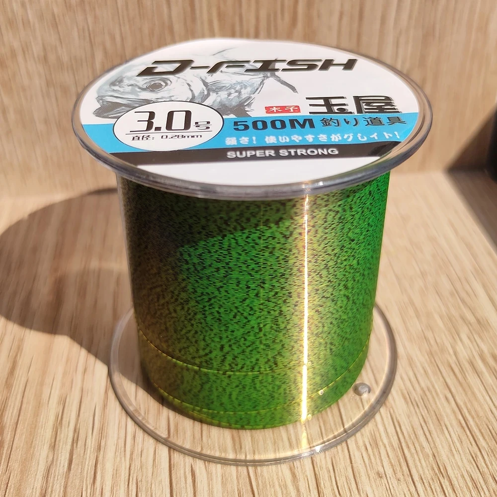 Ultra-Durable Invisible Fishing Line with Nylon Coating - 500M Fluorocarbon Leader