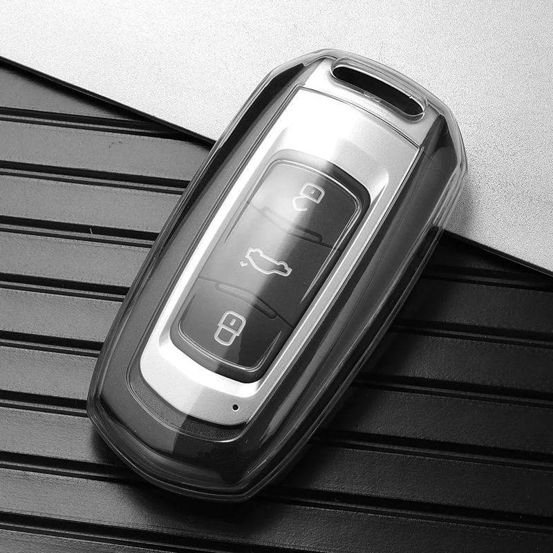Soft Tpu Key Cover Case Shell Fob for Geely Atlas Boyue NL3 EX7 SUV GT ...