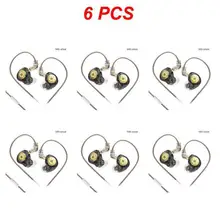 1~6PCS EDX Earphones Bass Earbuds In Ear Monitor Headphones Sport Noise Cancelling HIFI Headset New Arrival! 