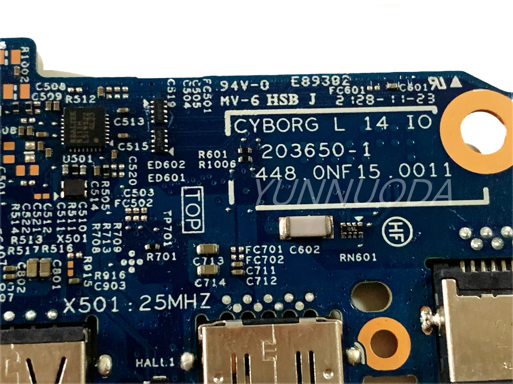 Original para Dell 2036501 448.0nf15. 0011 Cn0f78fc Placa de Áudio Usb Testado Bom - Imagem 3