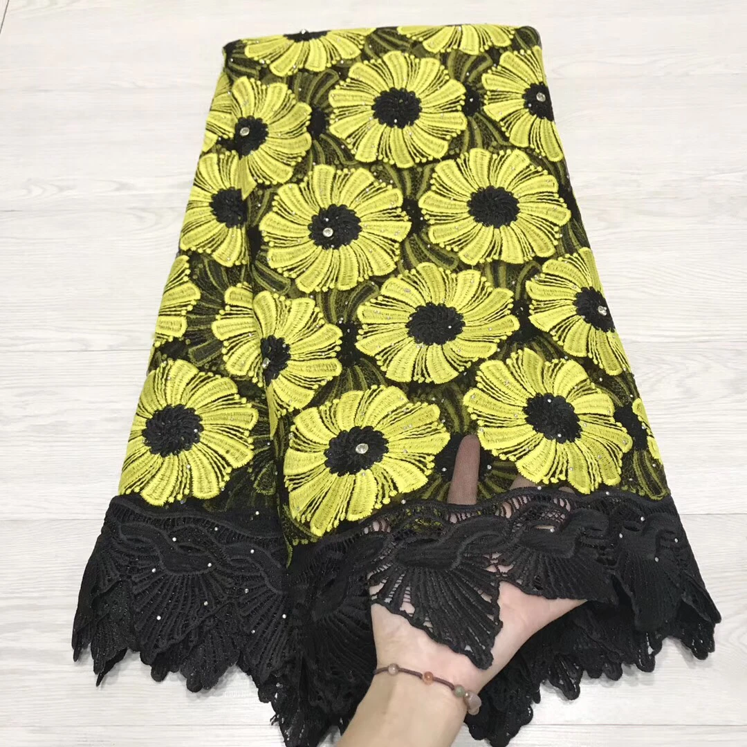

African Sequins Lace Fabric 2021 Embroidered Nigerian Laces Fabric High Quality French Tulle Lace Fabric For Dress