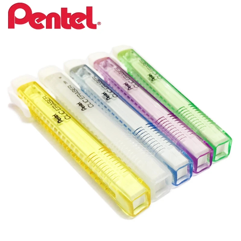 1 Piece Pentel ZE81 Pencil Eraser Retractable Jacket No Contain PVC