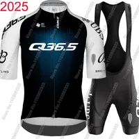 Pro Team Q36.5 Cycling 2025 Jersey Set Short Sleeve Switzerland Clothing Mens Road Bike Shirts Suit Bicycle Bib Shorts MTB Ropa 1