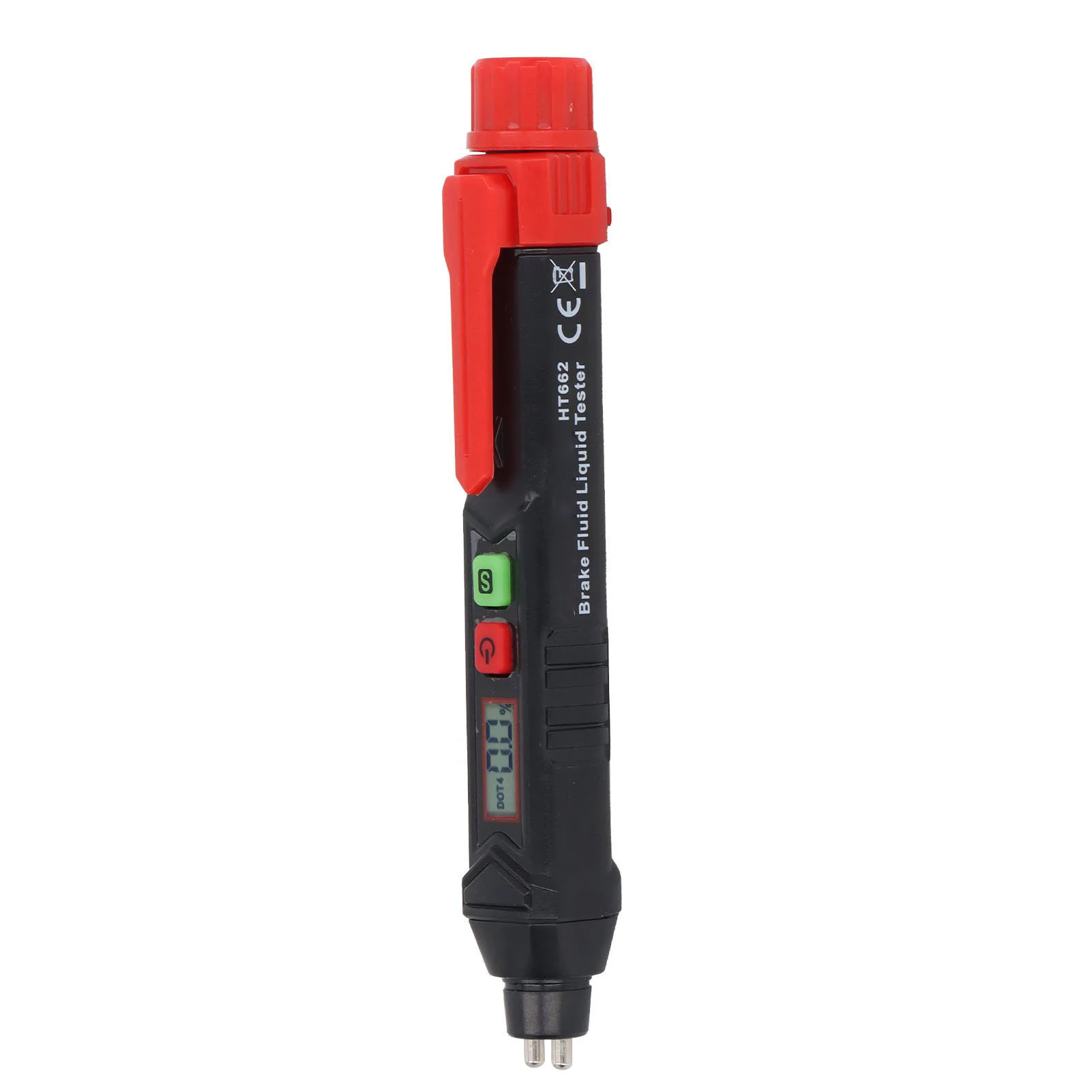 Vehicle Oil Moisture Detector ABS 0%‑4% Water Content Quick Distinguish Brake Fluid Liquid Tester High Accuracy for Automotive