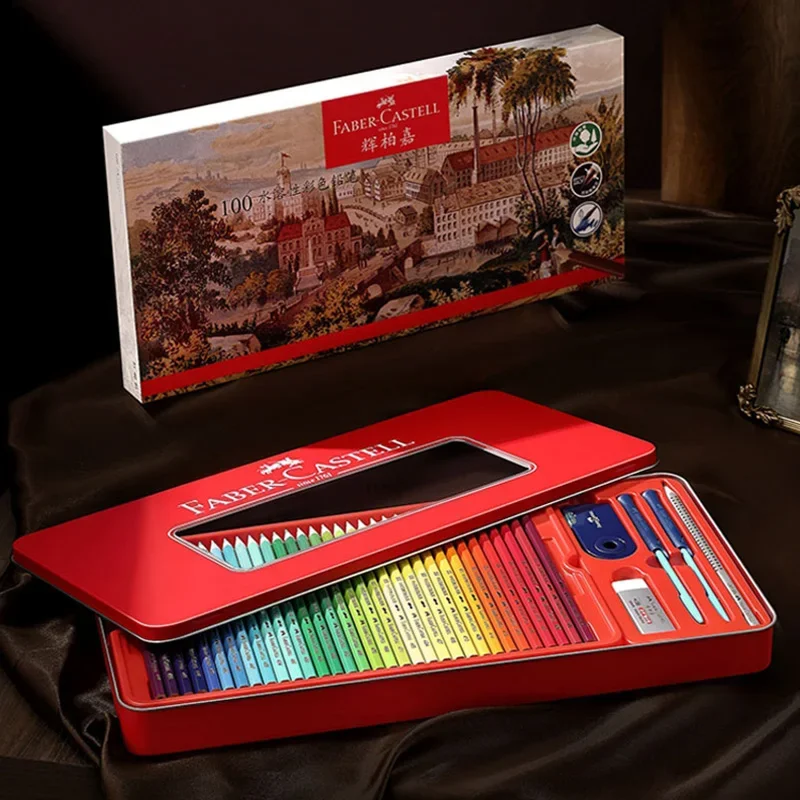 Faber-Castell Watercolor Pencils 100 Colors Professional