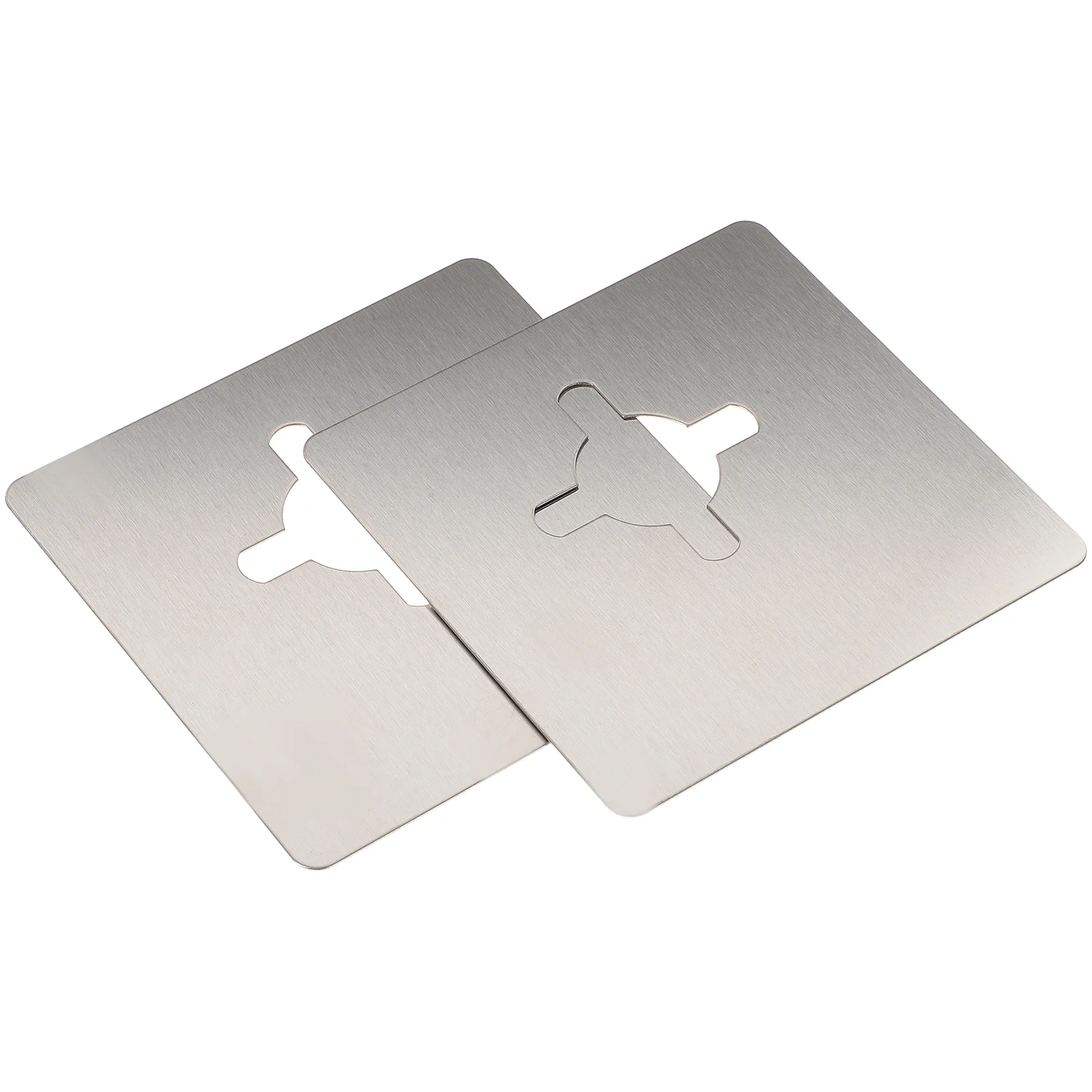 Ball Lock Door Reinforcement Plate Knob Stainless Steel Plates Deadbolt Cover Kick Strike Hole Knobs