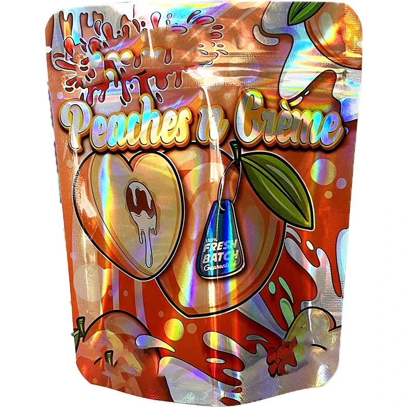3.5g Mylar Bag Empty Laser Stand Up Sealed Packaging Plastic Zip-lock Opp Pouches Aluminum Foil Dry Herbs Food Storage 6