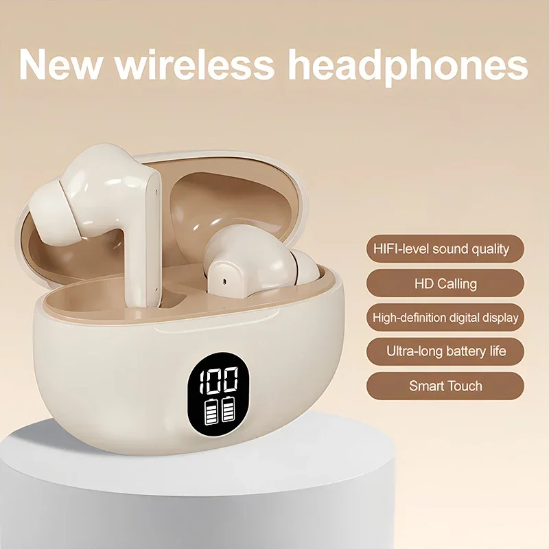 Description Picture 5 of itemTWS Wireless Bluetooth Earphone LED Display Stereo Headset Touch Control Earbuds Noise Reduction Sport Headphone For Smart Phone