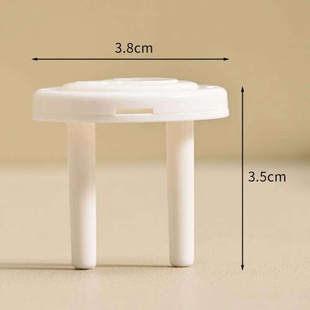 10Pcs Anti-electric Safety Covers Cartoon Cute Bear Protective Cover EU Buckle Design Electrical Outlet Protectors Cover