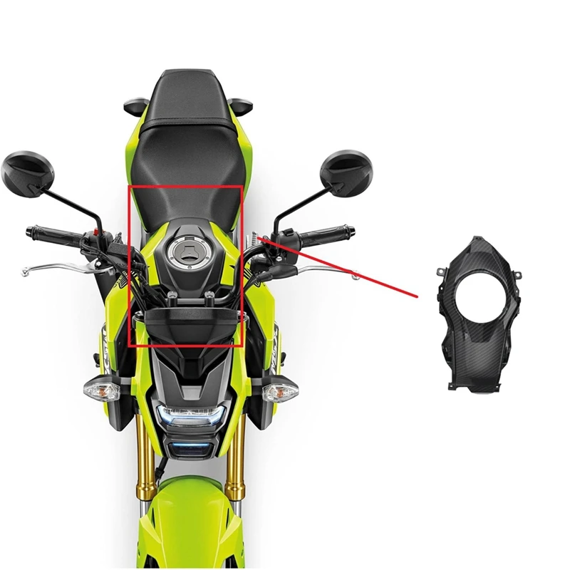 

Обтекатель крышки топливного бака для мотоцикла Honda Grom MSX125 2016-2020 защитные аксессуары из углеродного волокна