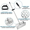Perfect Beach Treasure Hunting Tool Stainless Steel Shark Tooth Sifter Collapsible Anti Rust Metal Spade For Efficient Digging 1