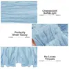 10PCS Wholesale Gauze Table Runner Wedding Semi-Sheer Vintage Cheesecloth Dining Party Christmas Banquet Arches Cake Table Decor 4