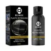 Plastic Refreshing Coating Kit with Sponge Brush and Wipe Renovation Agent Repair 30/50ml for Automotive Interior Cleaning 4