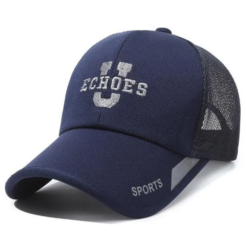 

2024 New Summer Mesh Breathable Baseball Caps For Men And Women Golf Cap Camping Fishing Cap Sunscreen Travel Hats Snapback Cap