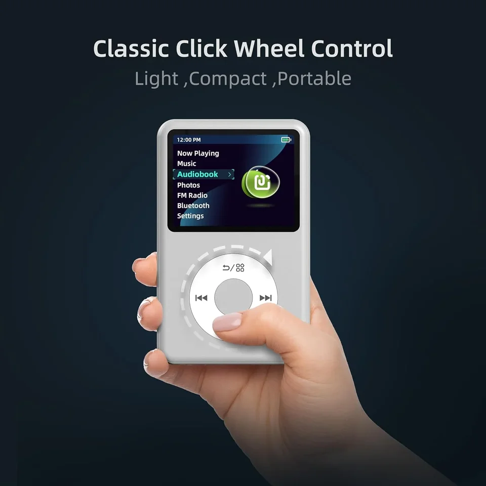 INNIOASIS Y1 128GB ポータブル MP3 プレーヤー Bluetooth、タッチ