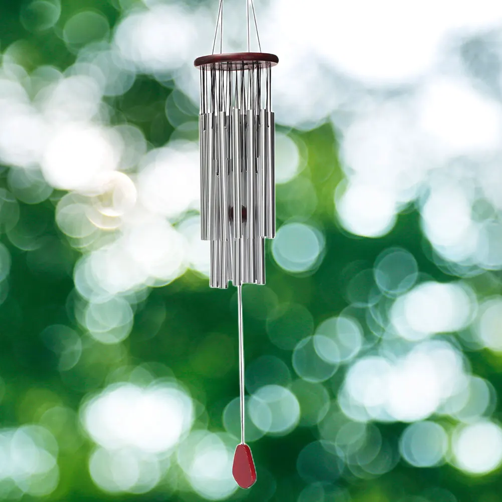 27 Tubes Outdoor Pendant Anti-rust Outdoor Decoration Wind Bell Multi-tube Wind Chime Fashion Pendants Indoor Pathway Home Decor 6