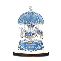 Exquisite Diamond Art Carousel Ornament Kit - DIY Crystal Design (Carousel)