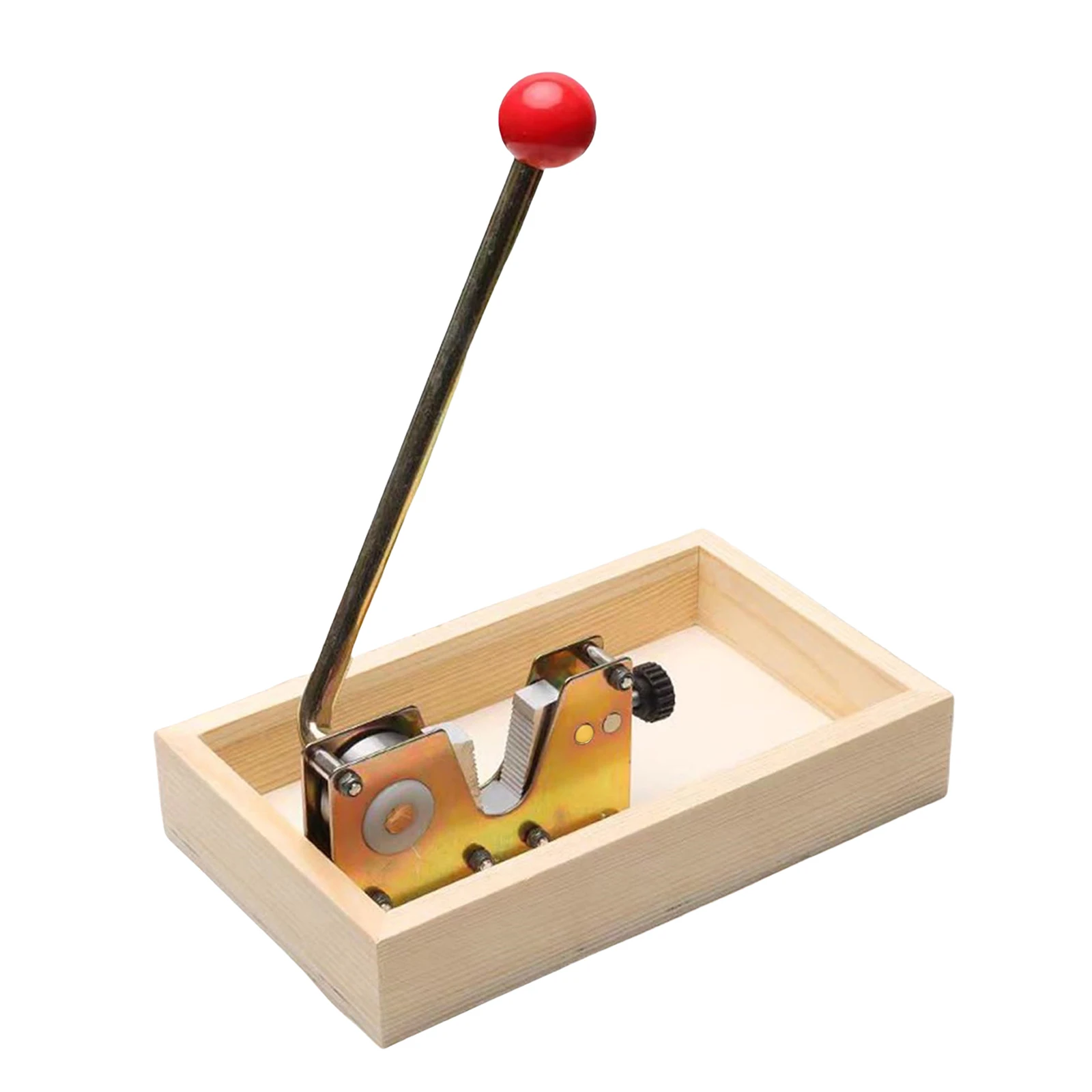 מנקה אגוזים ידני עבה ובסיס עץ - מושלם לאגוזים, אגוזים, אגוזים מקדמיה, אגוזים חזיתיים וחזיתיים