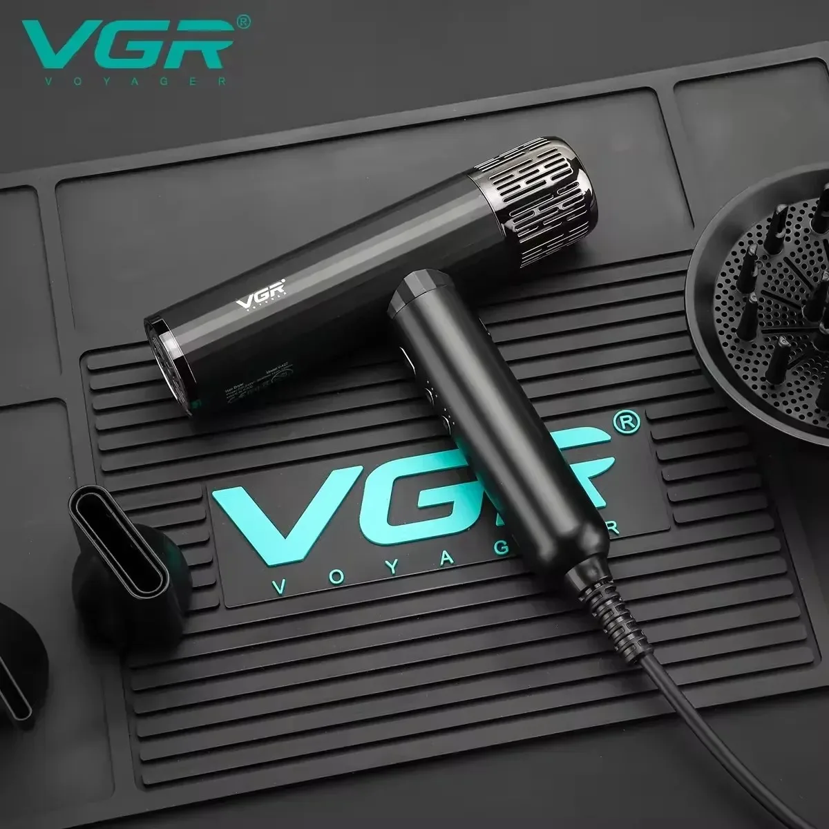 Hair Dryer Air Hair Styler Hair Styler VGR Hair Dryer Professional Air Blower Brushless Motor 110000 RPM Hair Dryer Negative Ion Styling Blow Machine V-427