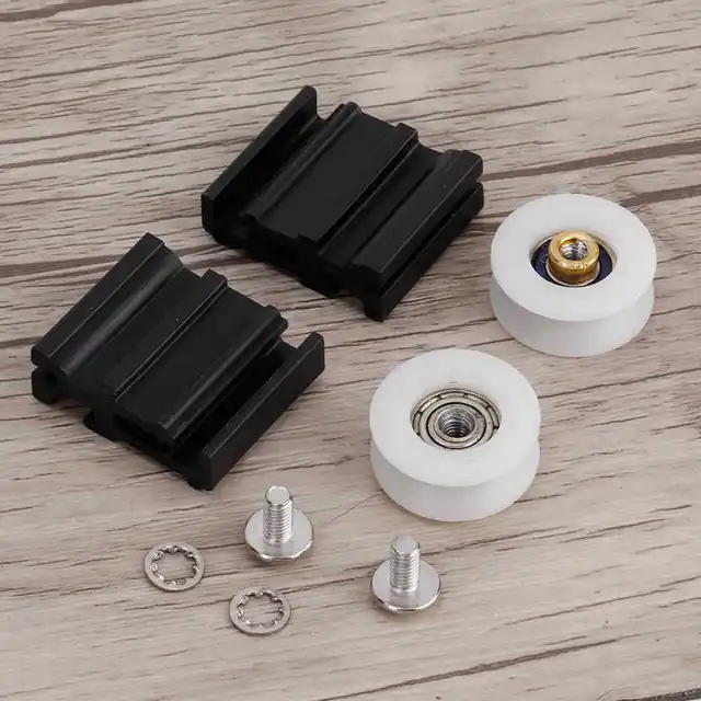 Csarnokok Üvegházhatású Ajtókerek Teljes Készlet Csere Alkatrész 22 Mm-Es Diák Szabadon Öregedésgátló Rugalmas És Kényelmes Kerti Ajtók Alkatrészei - Image 6