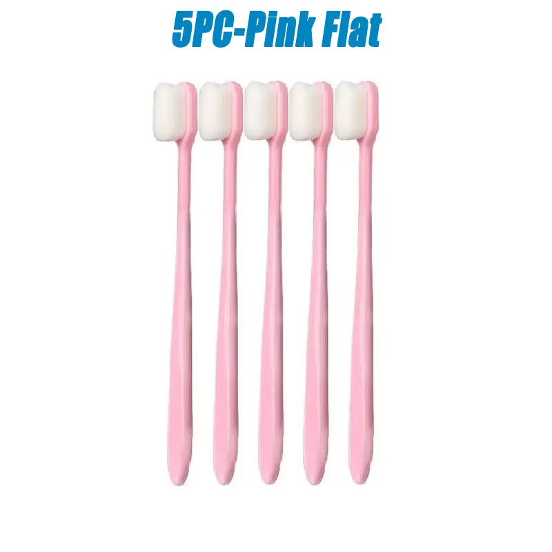 Eco-Friendly Soft Bristle Travel Toothbrush Set with Portable Case
